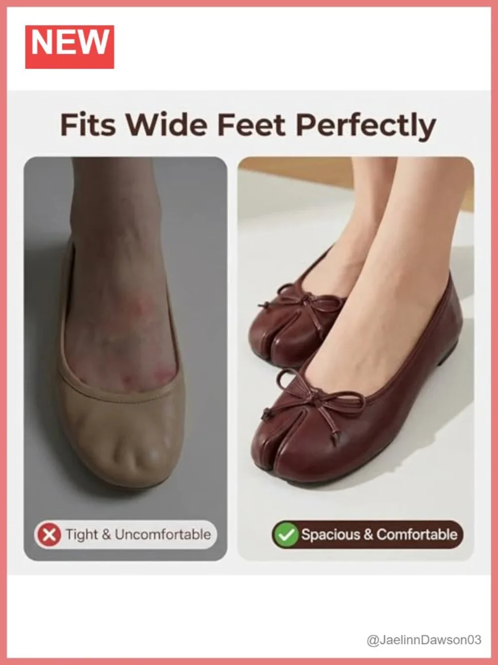 Tabi Split Toe Wide Width Ballet Flats Bow Decor Wrinkled Metallic Lightweight